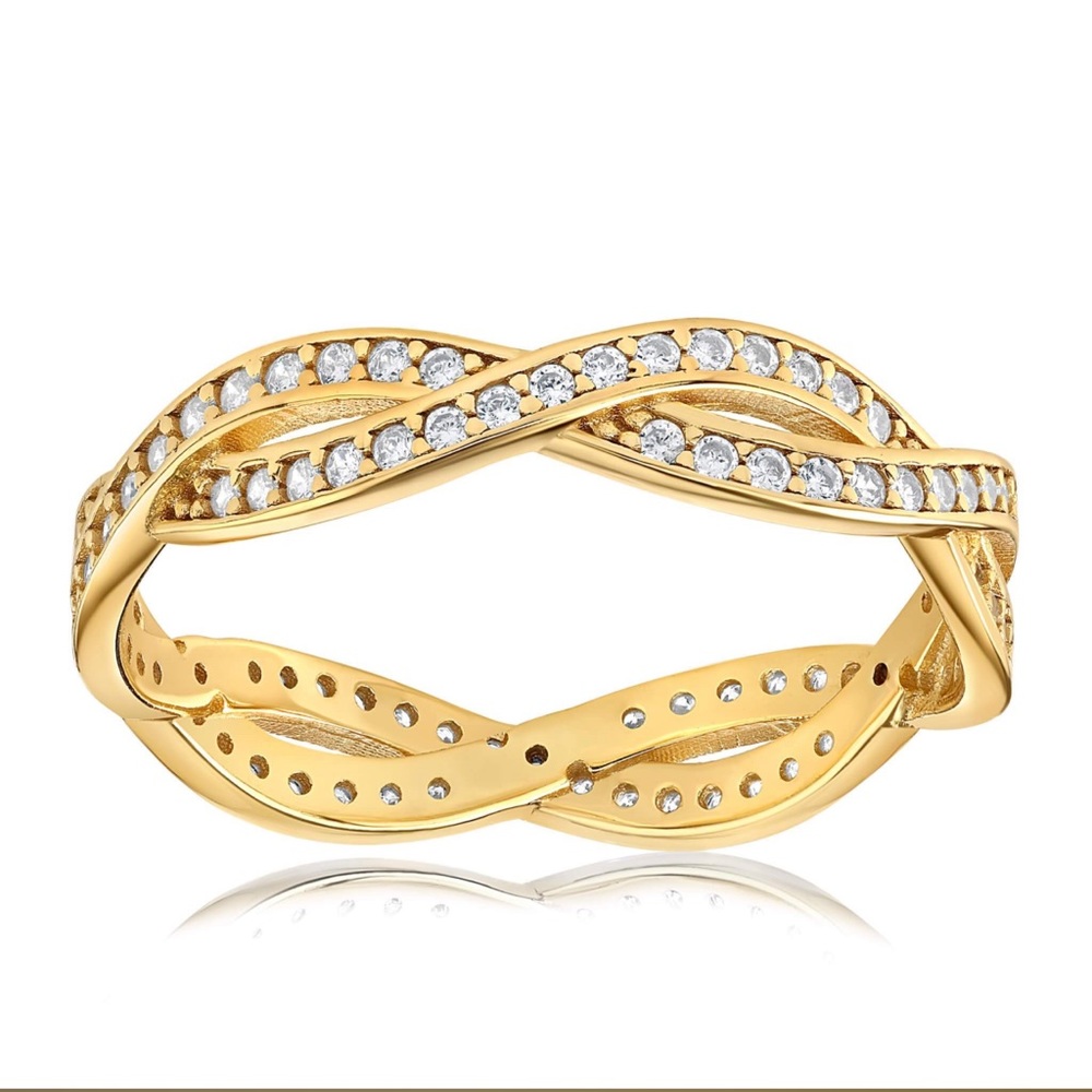 Blush and Bar Rebecca Rope ring